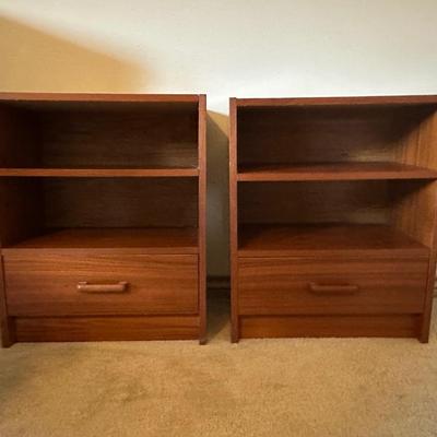 Pair of One Drawer Nightstands