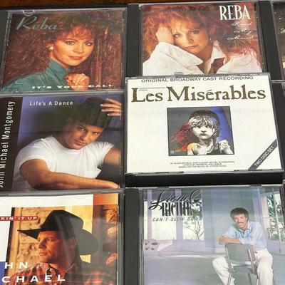 Collection of CDs and Tapes with 80s, 90s and early 2000s hits