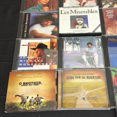 Collection of CDs and Tapes with 80s, 90s and early 2000s hits