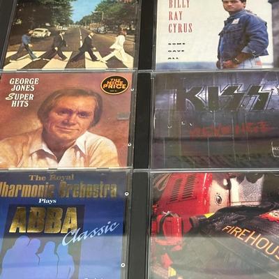 Collection of CDs and Tapes with 80s, 90s and early 2000s hits