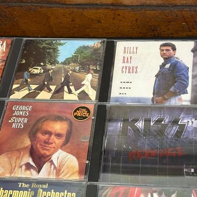 Collection of CDs and Tapes with 80s, 90s and early 2000s hits