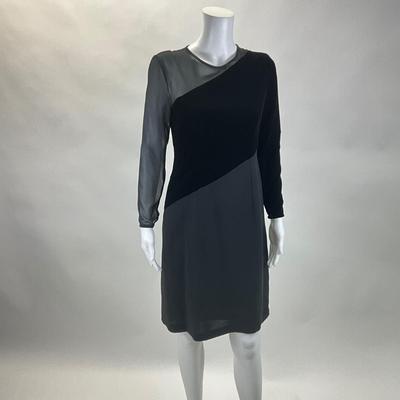 518 ADRIENNE VITTADINI Long Sleeve Black Dress Size 6