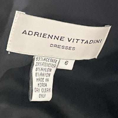 518 ADRIENNE VITTADINI Long Sleeve Black Dress Size 6