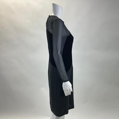 518 ADRIENNE VITTADINI Long Sleeve Black Dress Size 6