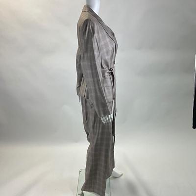 519 ESCADA Plaid Suit Jacket and Pants