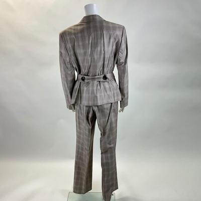 519 ESCADA Plaid Suit Jacket and Pants