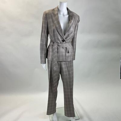 519 ESCADA Plaid Suit Jacket and Pants