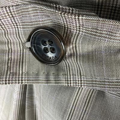 519 ESCADA Plaid Suit Jacket and Pants