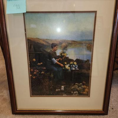 Framed print. Summer Bouquets