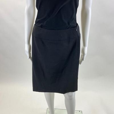 527 VALENTINO Roma Wool Black Skirt