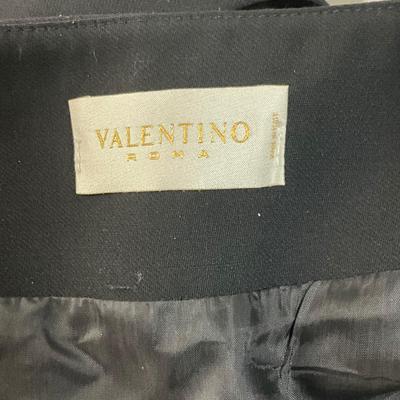 527 VALENTINO Roma Wool Black Skirt