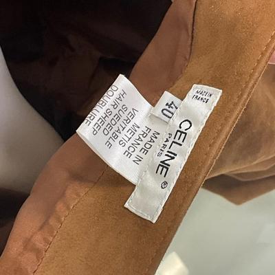 522 CELINE PARIS Brown Suede Flared Pants