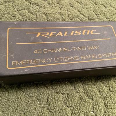 Vintage realistic, 40 channel two way