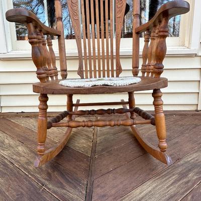 Wooden Rocking Chair