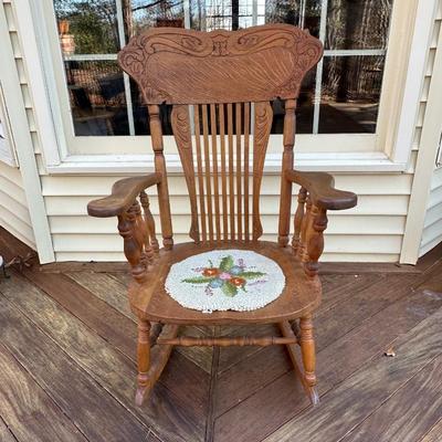 Wooden Rocking Chair