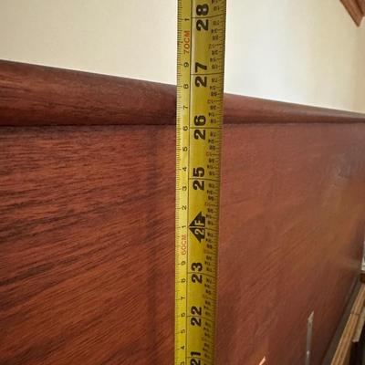 Mid Century Solid Platform King Bed Frame