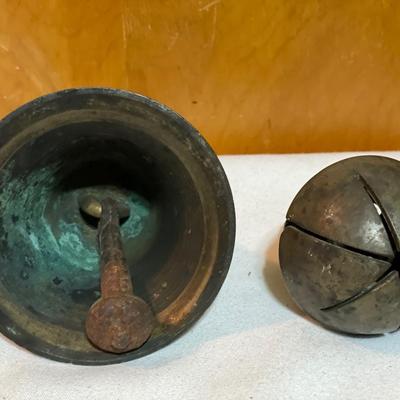 2 brass bells
