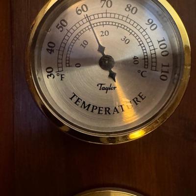 Weather station on the wall