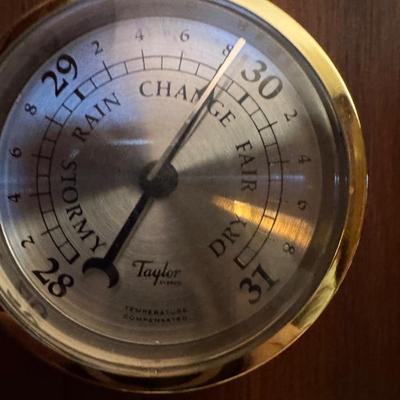 Weather station on the wall