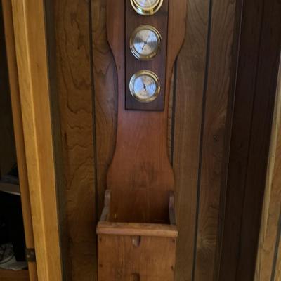 Weather station on the wall