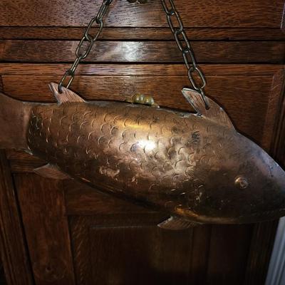 Copper Fish hanging decor