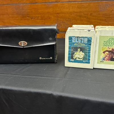 Collection of Vintage Track Tapes and Case