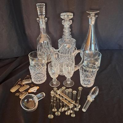Collection of Waterford & Rosenthal Barware and More (LR-SD)