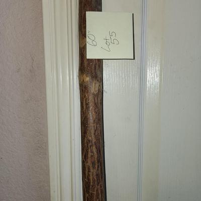5 foot tall walking stick.