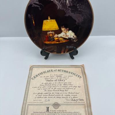10 Norman Rockwell “Coming of Age” with Certificate of Authenticity & Original Box