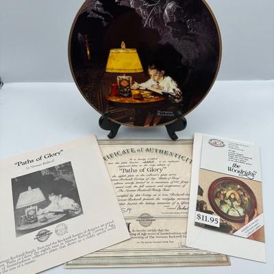 10 Norman Rockwell “Coming of Age” with Certificate of Authenticity & Original Box