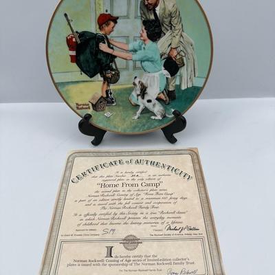 10 Norman Rockwell “Coming of Age” with Certificate of Authenticity & Original Box