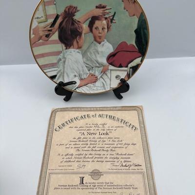10 Norman Rockwell “Coming of Age” with Certificate of Authenticity & Original Box