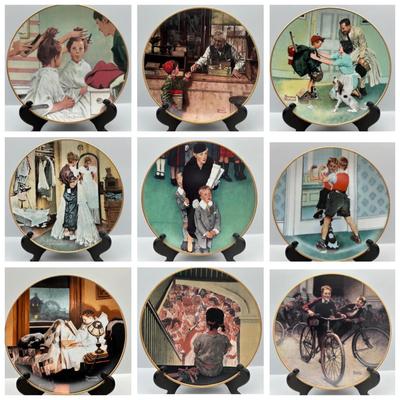 10 Norman Rockwell “Coming of Age” with Certificate of Authenticity & Original Box