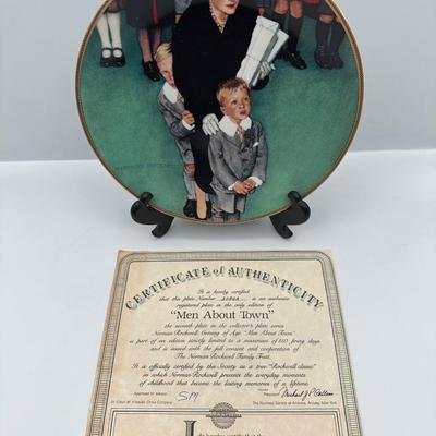 10 Norman Rockwell “Coming of Age” with Certificate of Authenticity & Original Box