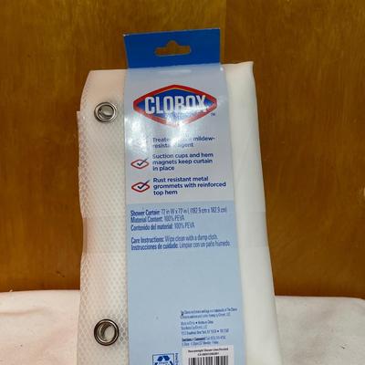 Clorox shower curtain