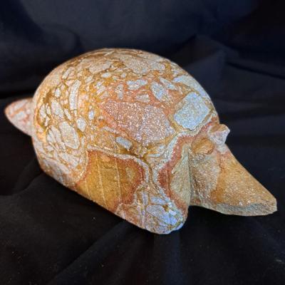Frogs, Owl & Armadillo Garden Statues (LR-SD)