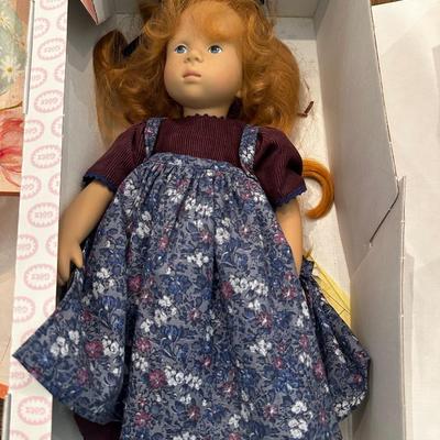 Vintage 1989 GOTZ Fanouche Doll Sylvia Natterer Red Head 24" 50cm Boxed Original