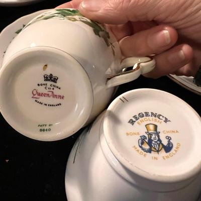 Royal Albert, Duchess, Fenton & More Bone China Teacups (D-RG)