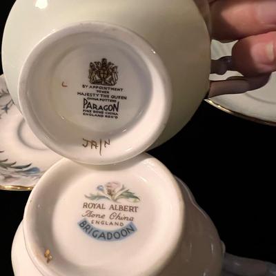 Royal Albert, Duchess, Fenton & More Bone China Teacups (D-RG)