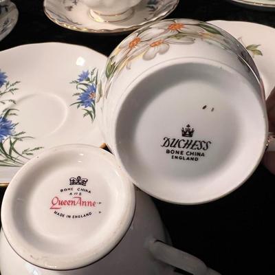 Royal Albert, Duchess, Fenton & More Bone China Teacups (D-RG)