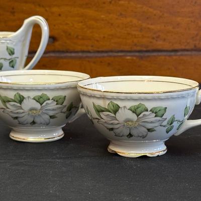 Vintage Homer Laughlin Georgian Eggshell Magnolia China