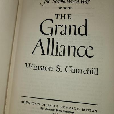 Vintage book set. Winston Churchill
