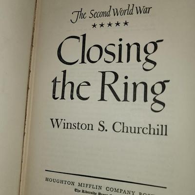 Vintage book set. Winston Churchill