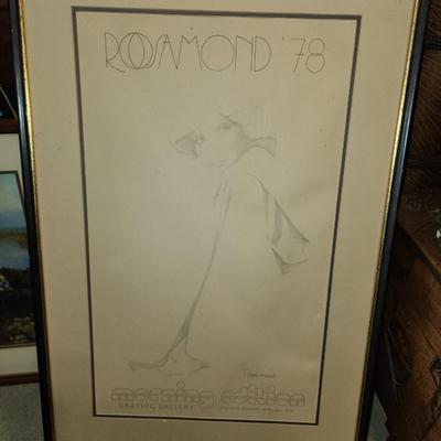 Rosemont 78. Framed poster.