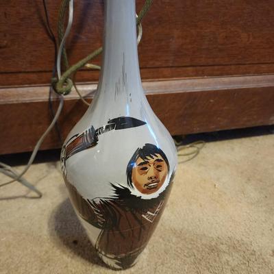 Hand painted vase. Signed. Sasha Brastoff