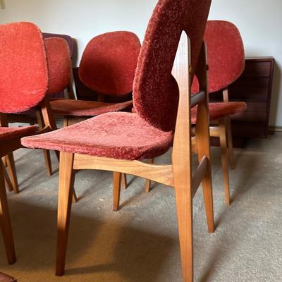 Vintage MCM Set of Six Chairs (See Details)
