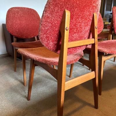 Vintage MCM Set of Six Chairs (See Details)