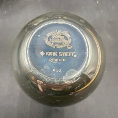 Kirk Stieff Pewter Jefferson Monticello Cups P50 Set of 4