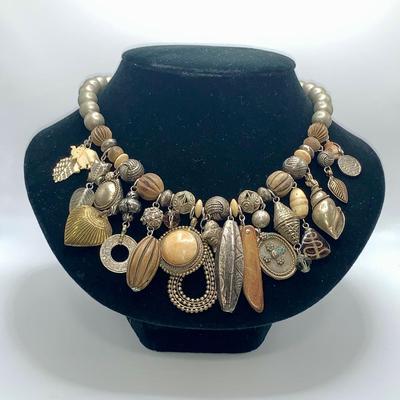 Costume Jewelry Charm Necklace
