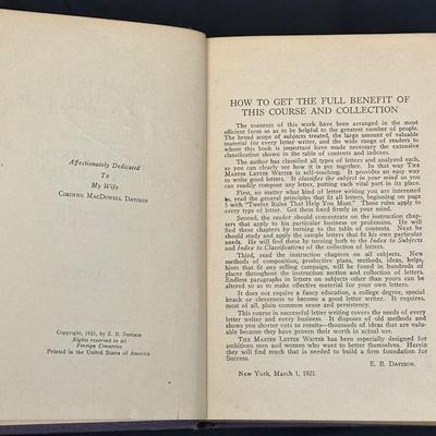 Collection of Vintage Books on Letter Writing, Philosophy and Self Development